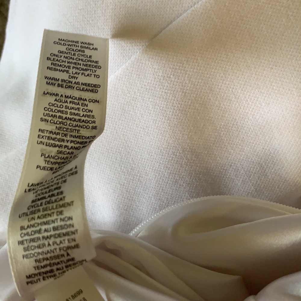 White House Black Market WHBM white dress 8 New NWT medium Sleeveless GORGEOUS - Picture 10 of 11